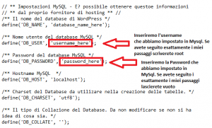 Come installare WordPress in locale con Xampp - guida passo passo 9 wp-config-sample.php-modifica