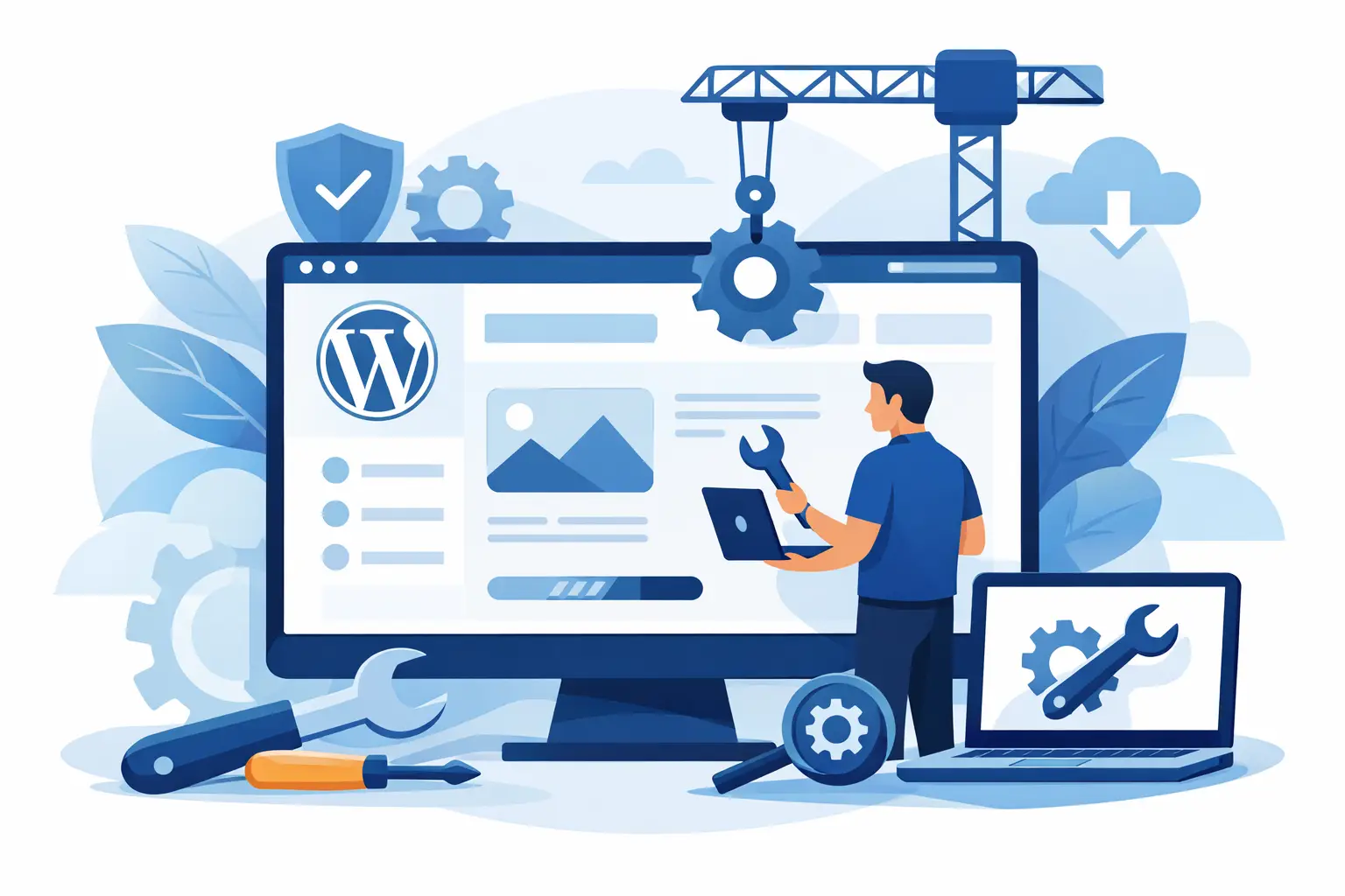 Manutenzione sito WordPress professionale